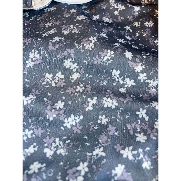 Walter Hagen men’s Small cluster floral navy golf performance polo shirt birdie - Picture 4 of 4